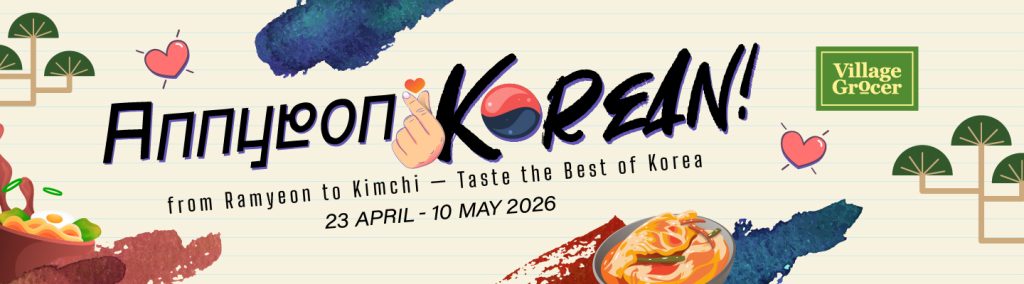 Village Grocer Korean Fair 2026 promotional banner